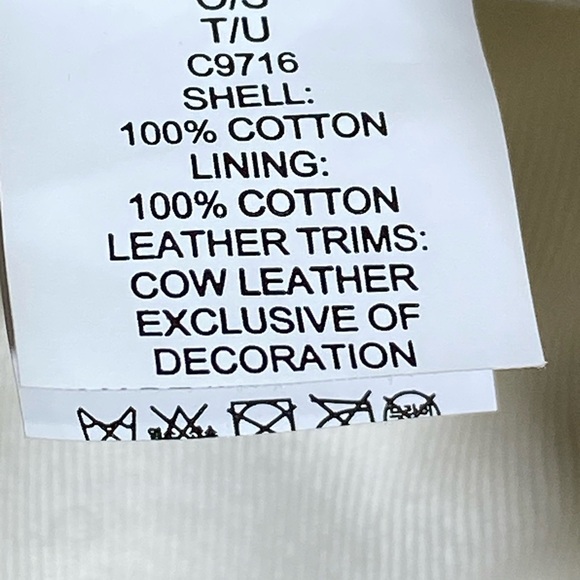 Coach White Quilted Bucket Hat - Picture 5 of 5